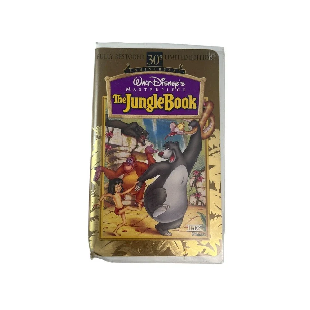 The Jungle Book (VHS, 1997, Disney 30th Anniversary Edition) TESTED & Clean